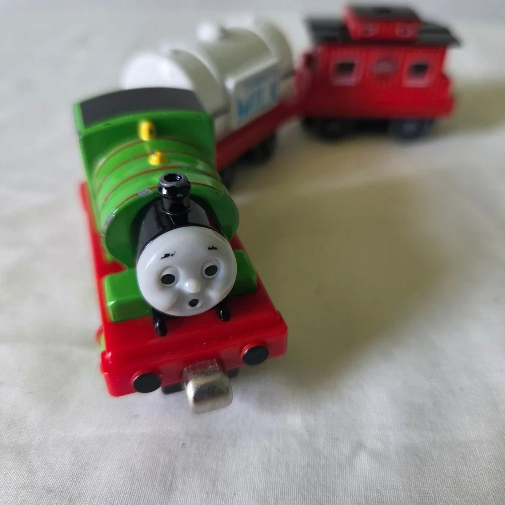 Thomas Friend TakeAlong Percy 6 Tidmouth Milk Tanker Sodor Caboose Diecast Train
